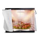 Garden Hydroponics Grow Room Tent Reflective Aluminum Oxford Cloth 240x120cm