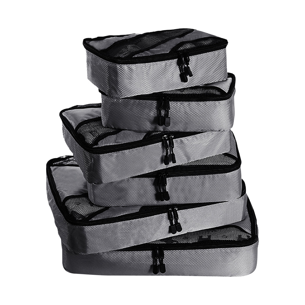 6 Pcs Travel Cubes Storage Toiletry Bag Luggage Organizer