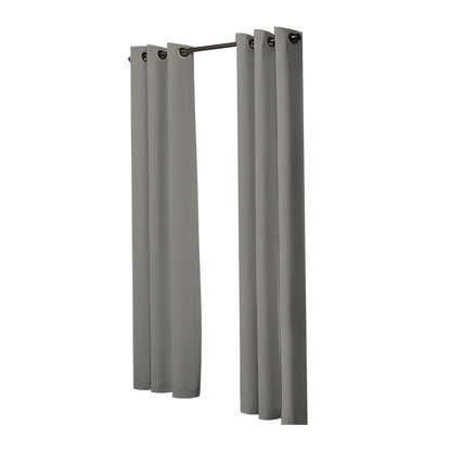 Blockout Curtain Blackout Curtains Eyelet Room 102x160cm Charcoal