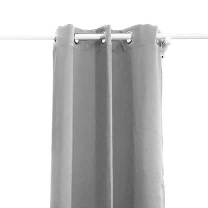 Blockout Curtain Blackout Curtains Eyelet Room 102x275cm Grey