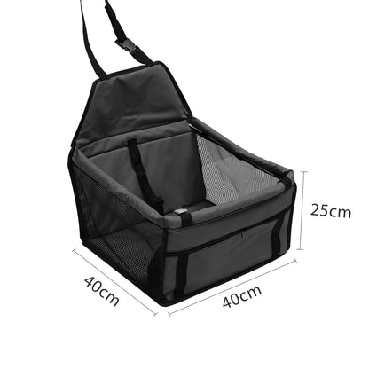 BLACK Pet Car Booster Seat Puppy Cat Dog Auto Carrier Travel Protector Safety