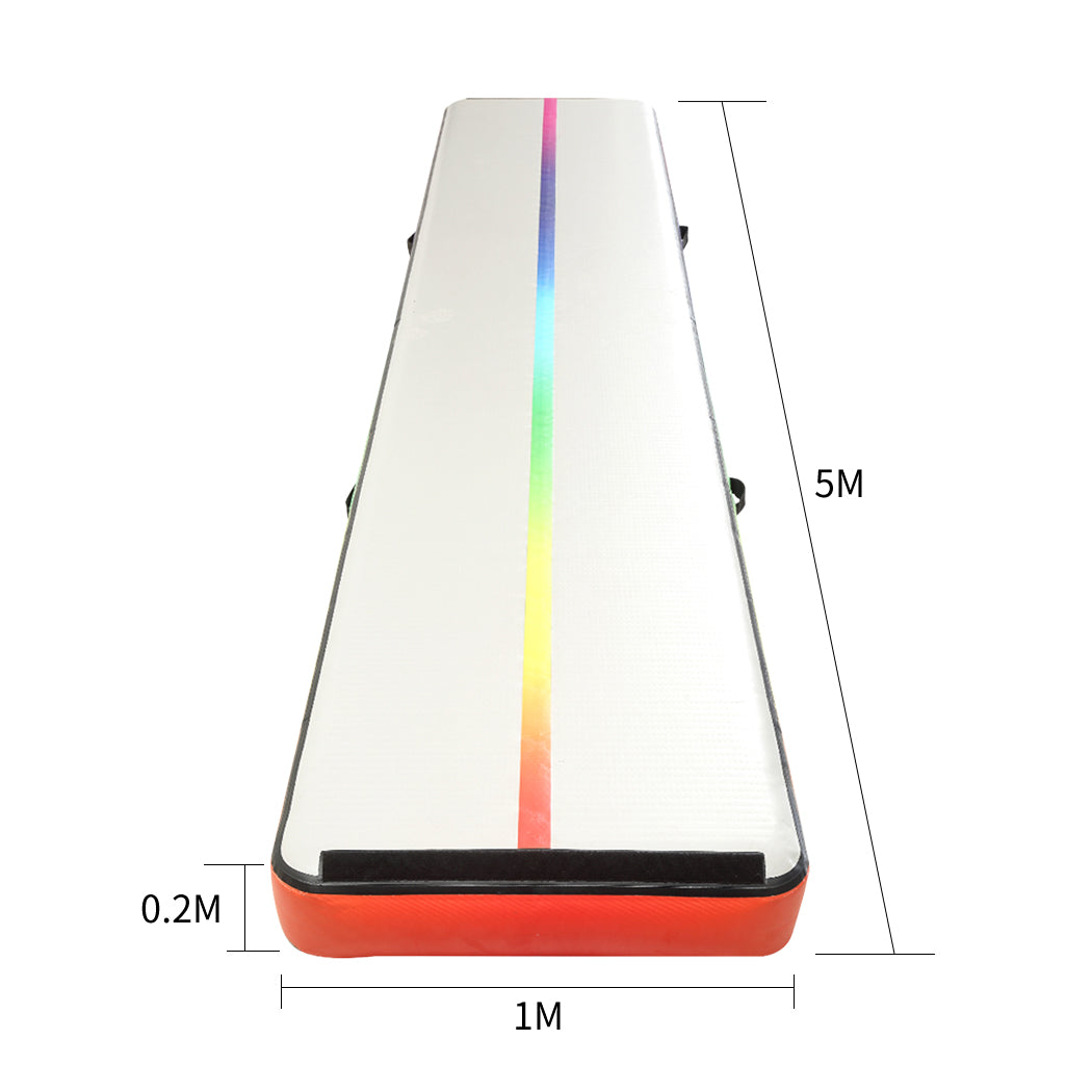 5x1M Air Track Inflatable Mat Electric Air Pump
