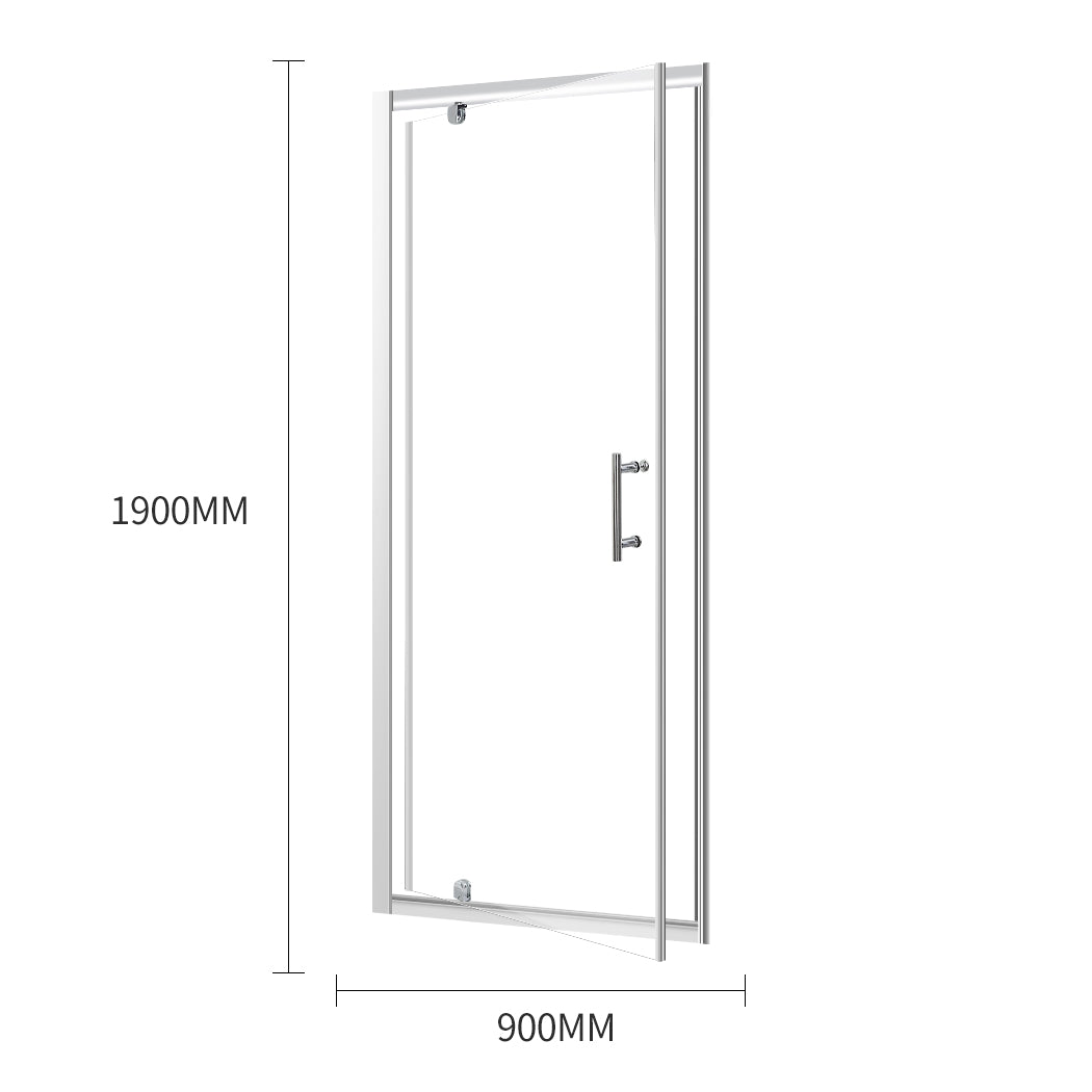 Bath Shower Enclosure Screen Seal Strip Glass Shower Door 900x1900mm