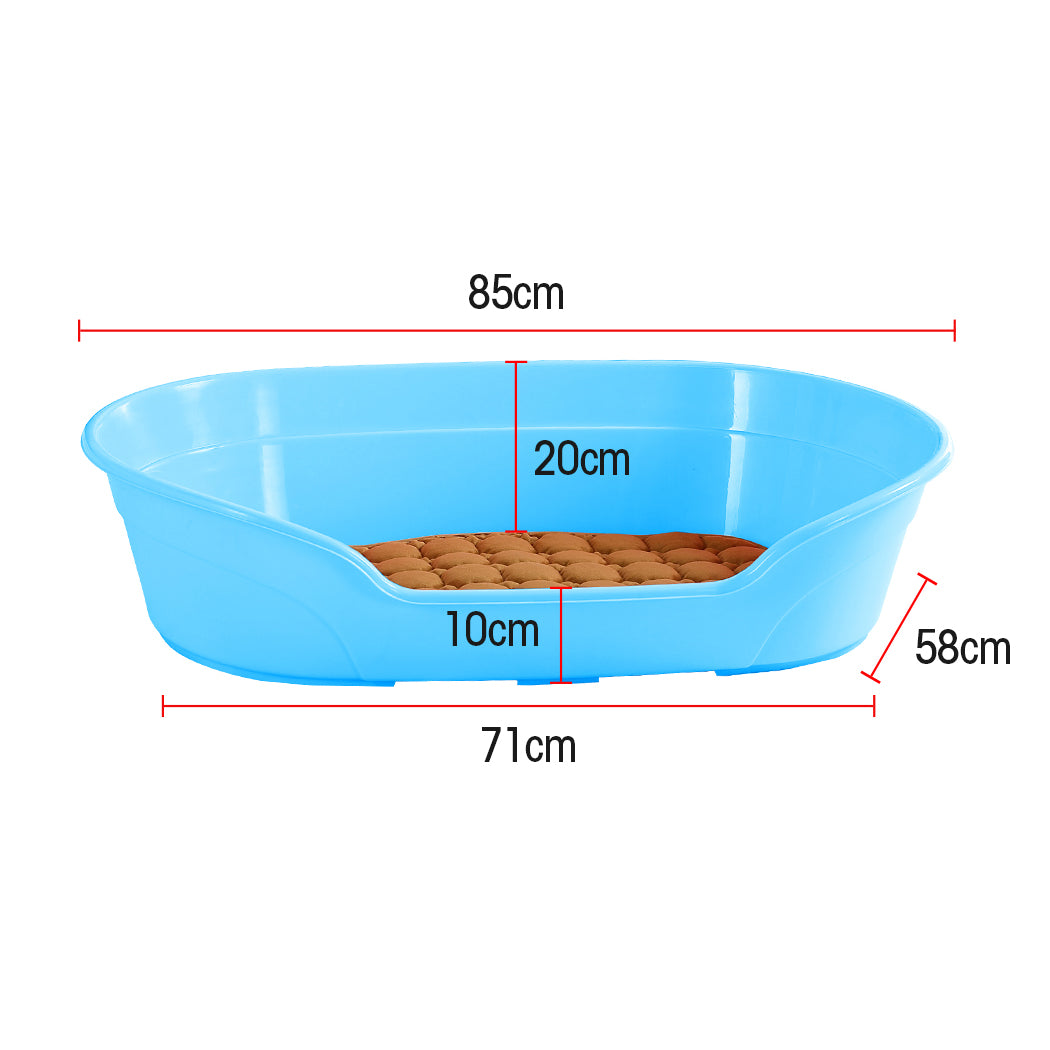 Large 85cm Plastic Pet Bed with Ventilation Holes