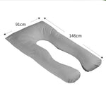 Maternity Pregnancy Pillow Cases Grey