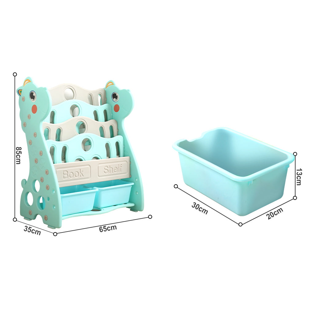 4 In 1 Blue Kids Bookshelf