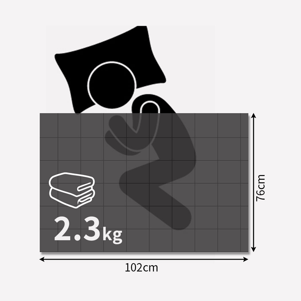 Weighted Blanket Heavy Gravity Deep Relax 2.3KG Adult Kids Mink