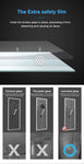 Bath Shower Enclosure Screen Seal Strip Glass Shower Door 1500x1900mm