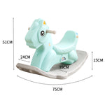 BoPeep Kids Rocking Horse Toddler Baby Horses Pony Ride On Toy Balance Rocker