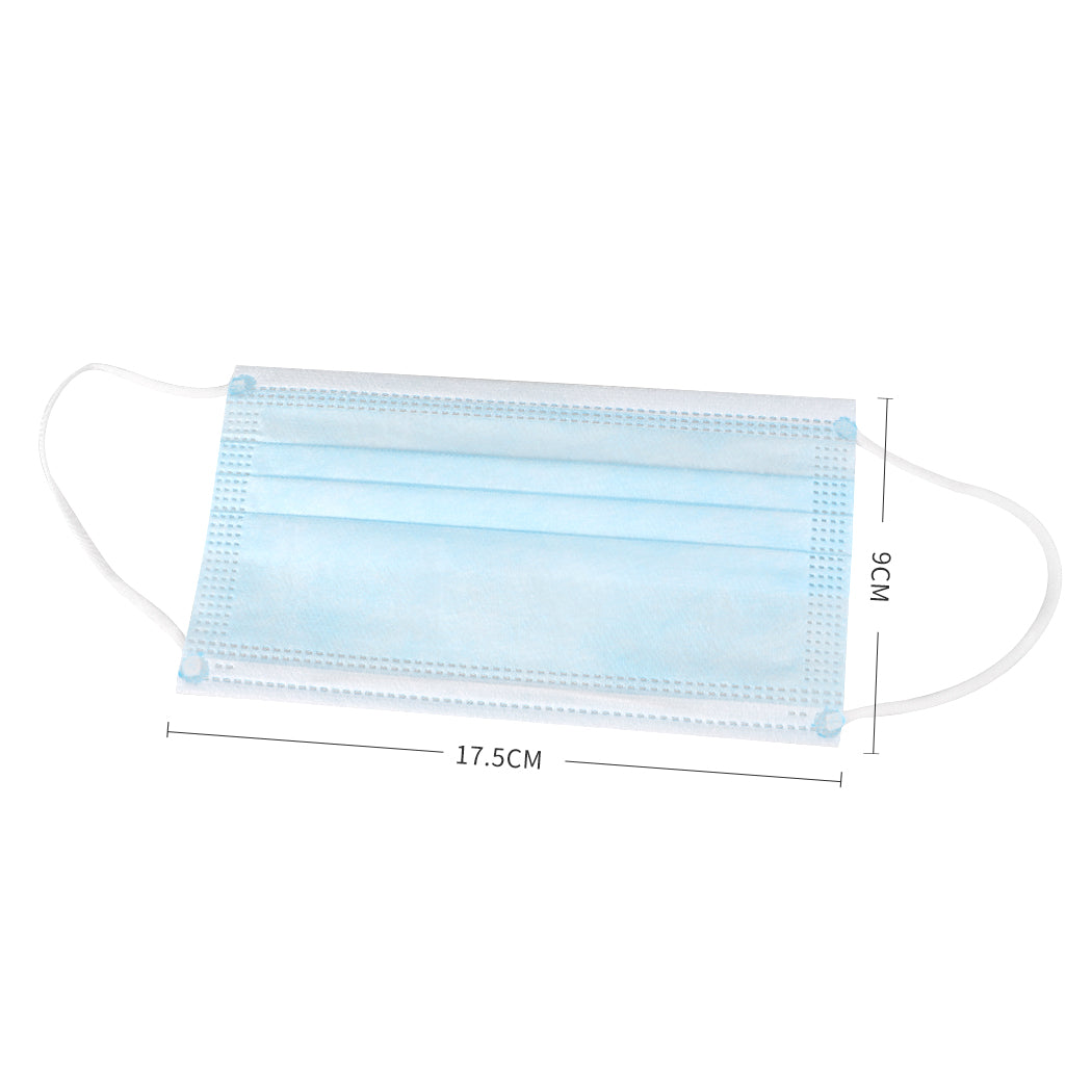 50pcs Disposable Mask Face Masks Filter Anti PM2.5 Dust Respirator 3 Layers