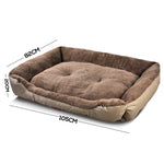 Pet Bed Mattress Dog Cat Pad Mat Cushion Soft Winter Warm 2X Large Cream