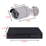 8CCTV Cameras 1080P HDMI 8CH DVR Security System IR Night Vision 2TB Space
