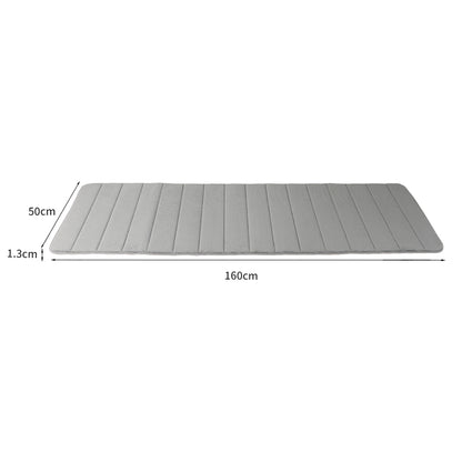 Anti Slip Bathroom Carpet Grey
