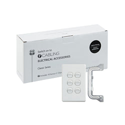 Classic 6 Gang Switch- 10 Pack with 10 FREE C-Clips