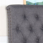 Double Size Charcoal French Provincial Headboard