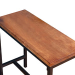 Industrial Wood Bar Table Steel Legs