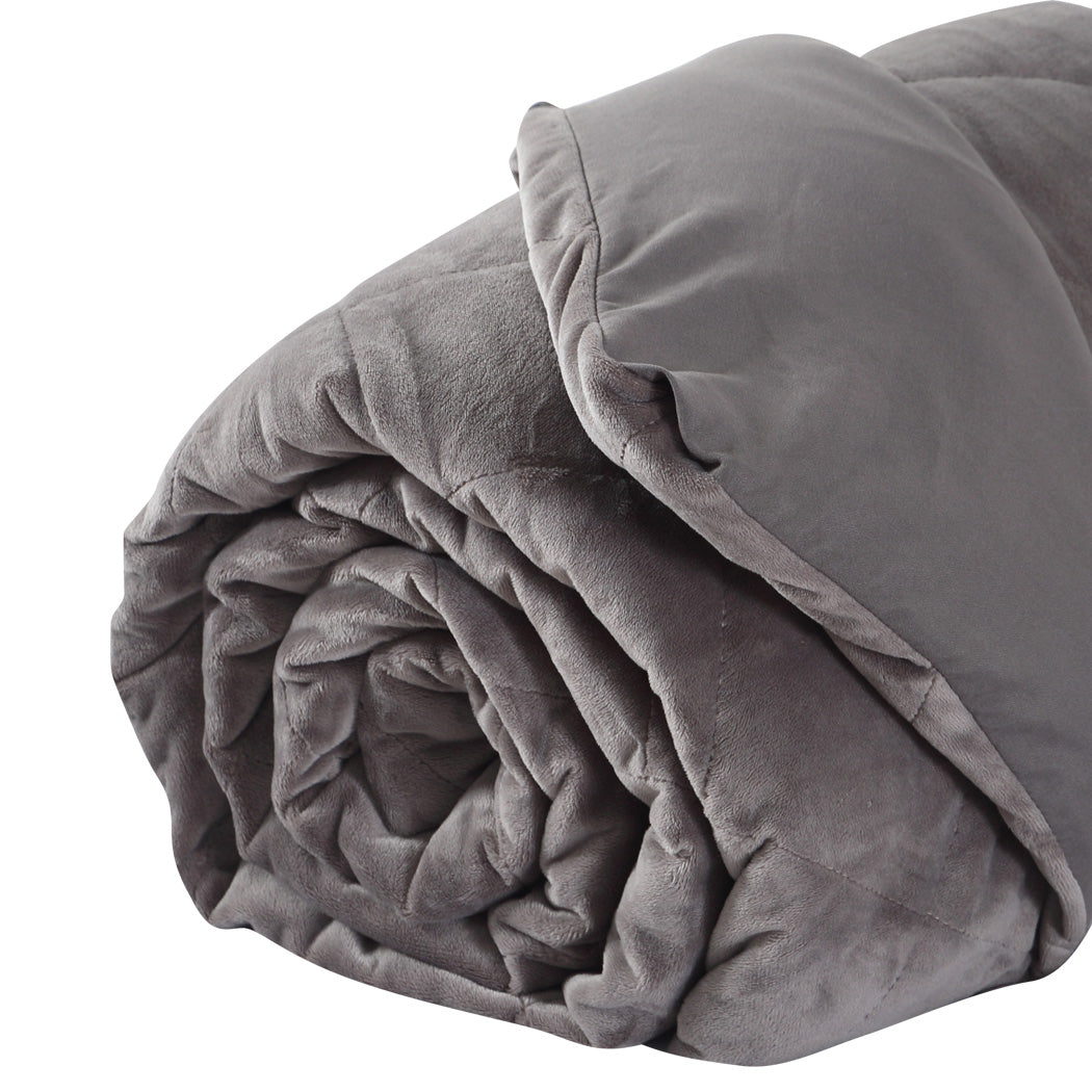 2KG Kids Anti Anxiety Weighted Blanket Gravity Blankets Grey Colour
