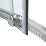 Shower Screen Screens Door Seal Enclosure Glass PanelCurved800x800x1900mm