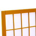 8 Panel Free Standing Foldable  Room Divider Privacy Screen Wood Frame