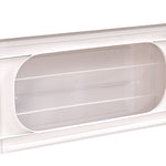 2x Plastic Wide Drawer Shoes Storage Boxes