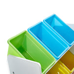 9 Bins Kids Toy Box Bookshelf Organiser Storage Rack