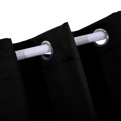 Blockout Curtain Blackout Curtains Eyelet Room 102x213cm Black