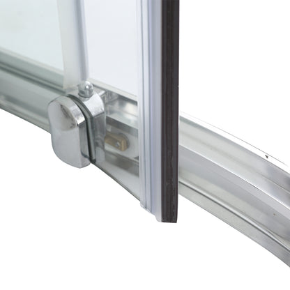 Shower Screen Screens Door Seal Enclosure Glass PanelCurved900x900x1900mm