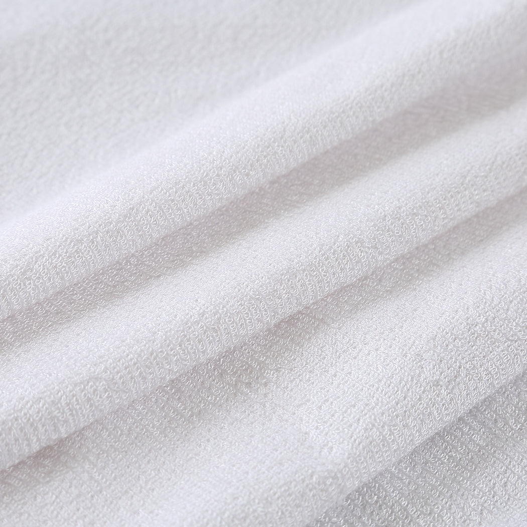 Pillow Protector Pillowcase Cases Cover Bamboo Fabric Soft Waterproof x2