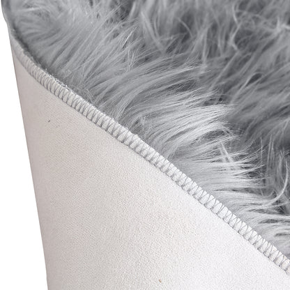 Floor Rugs Sheepskin Shaggy Rug Area Carpet Bedroom Living Room Mat 160X230 Grey