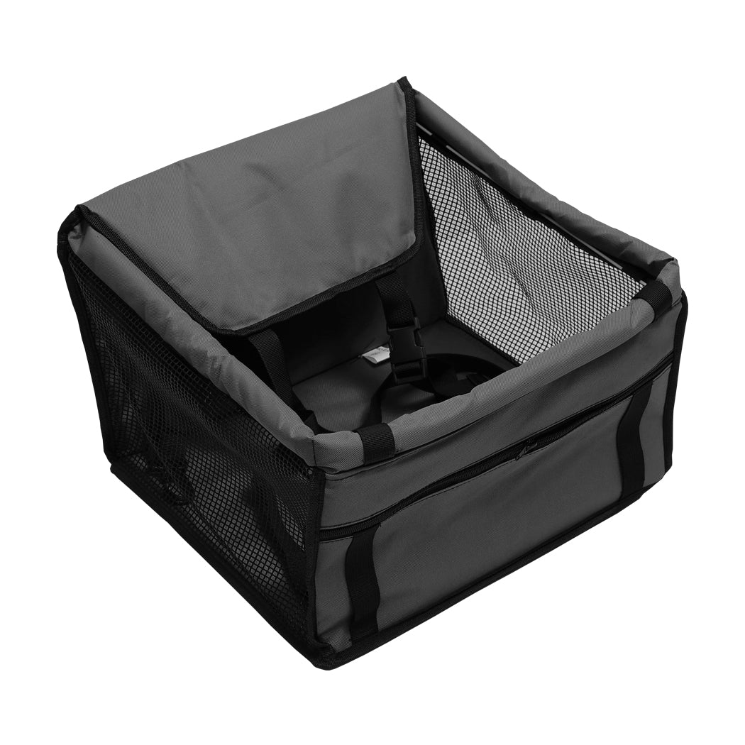 BLACK Pet Car Booster Seat Puppy Cat Dog Auto Carrier Travel Protector Safety