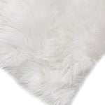 Floor Rugs Sheepskin Shaggy Rug Area Carpet Bedroom Living Room Mat 160X230 White