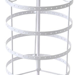 Earring Holder Stand Jewelry Display Hanging Rack Storage Metal Organizer 4 Tier White