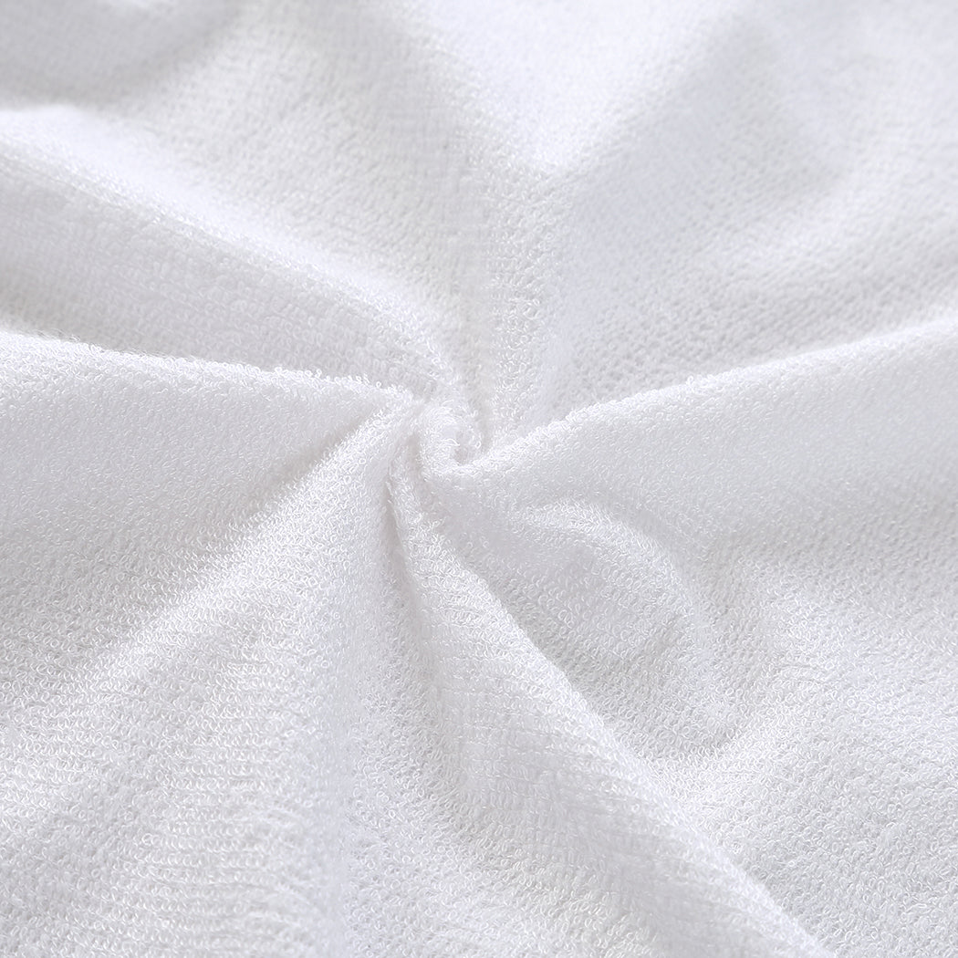 Pillow Protector Pillowcase Cases Cover Bamboo Fabric Soft Waterproof x2