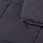 7KG Weighted Blanket Promote Deep Sleep Anti Anxiety Single Dark Grey