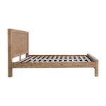 King Single Oak Bed Frame, Solid Wood Acacia