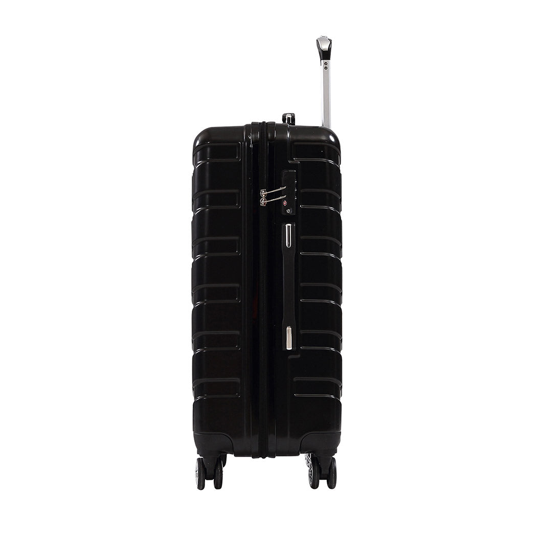 Navy Blue 3 Pcs ABS PC Luggage Set