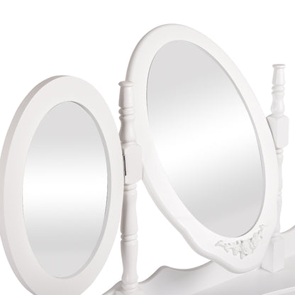 Dressing Table Jewellery Organiser Mirror Makeup Drawer Bedroom Furniture