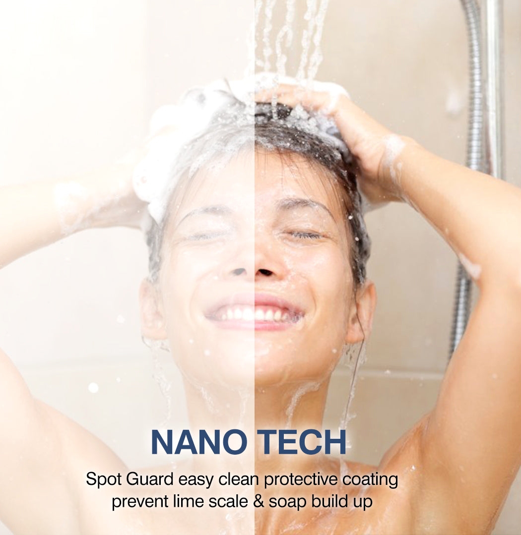 Bath Shower Enclosure Screen Seal Strip Glass Shower Door 1200x1900mm