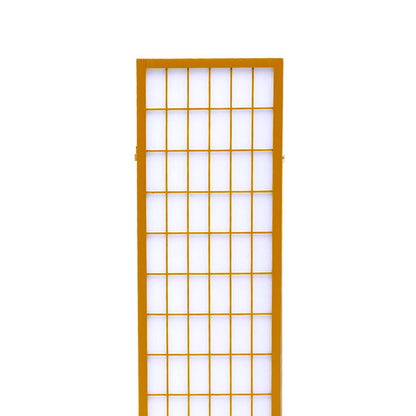 8 Panel Free Standing Foldable  Room Divider Privacy Screen Wood Frame