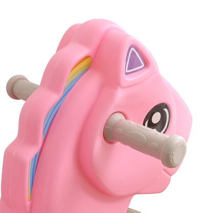 Ride on Horse Kids Play Toy Pink