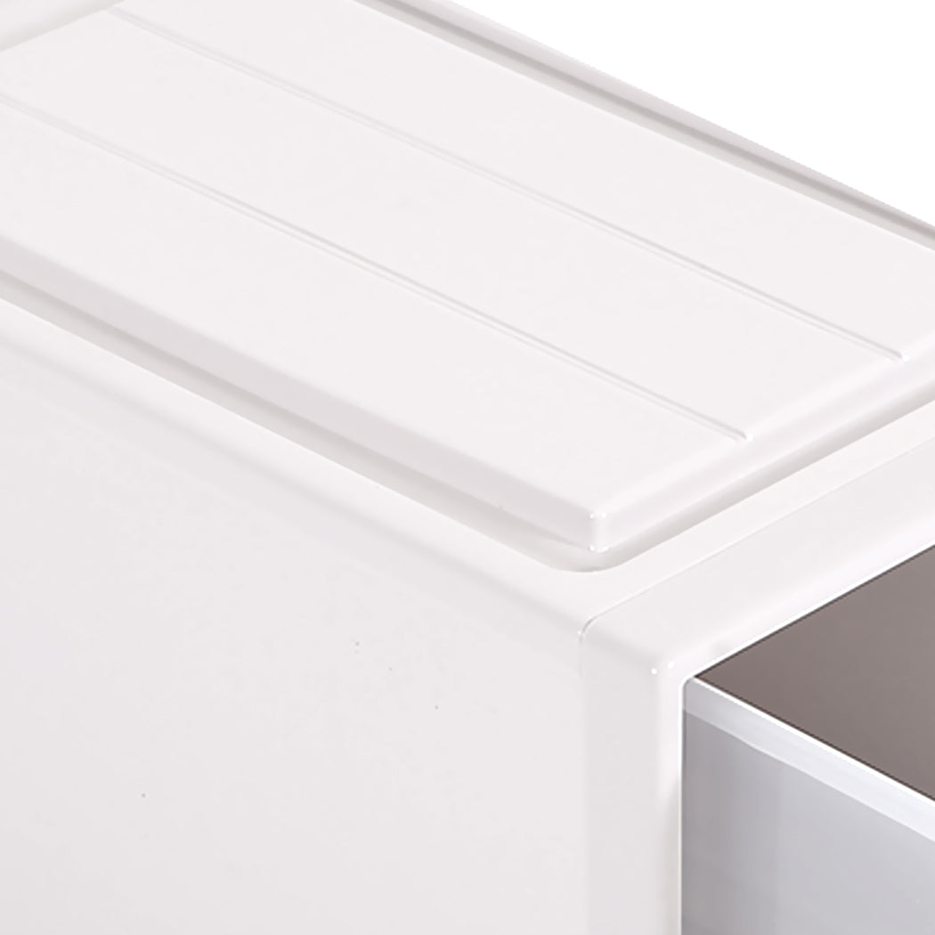 2x Plastic Wide Drawer Shoes