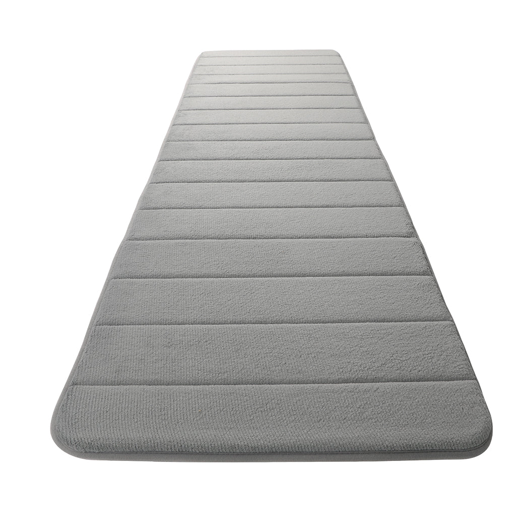 Anti Slip Bathroom Carpet Grey