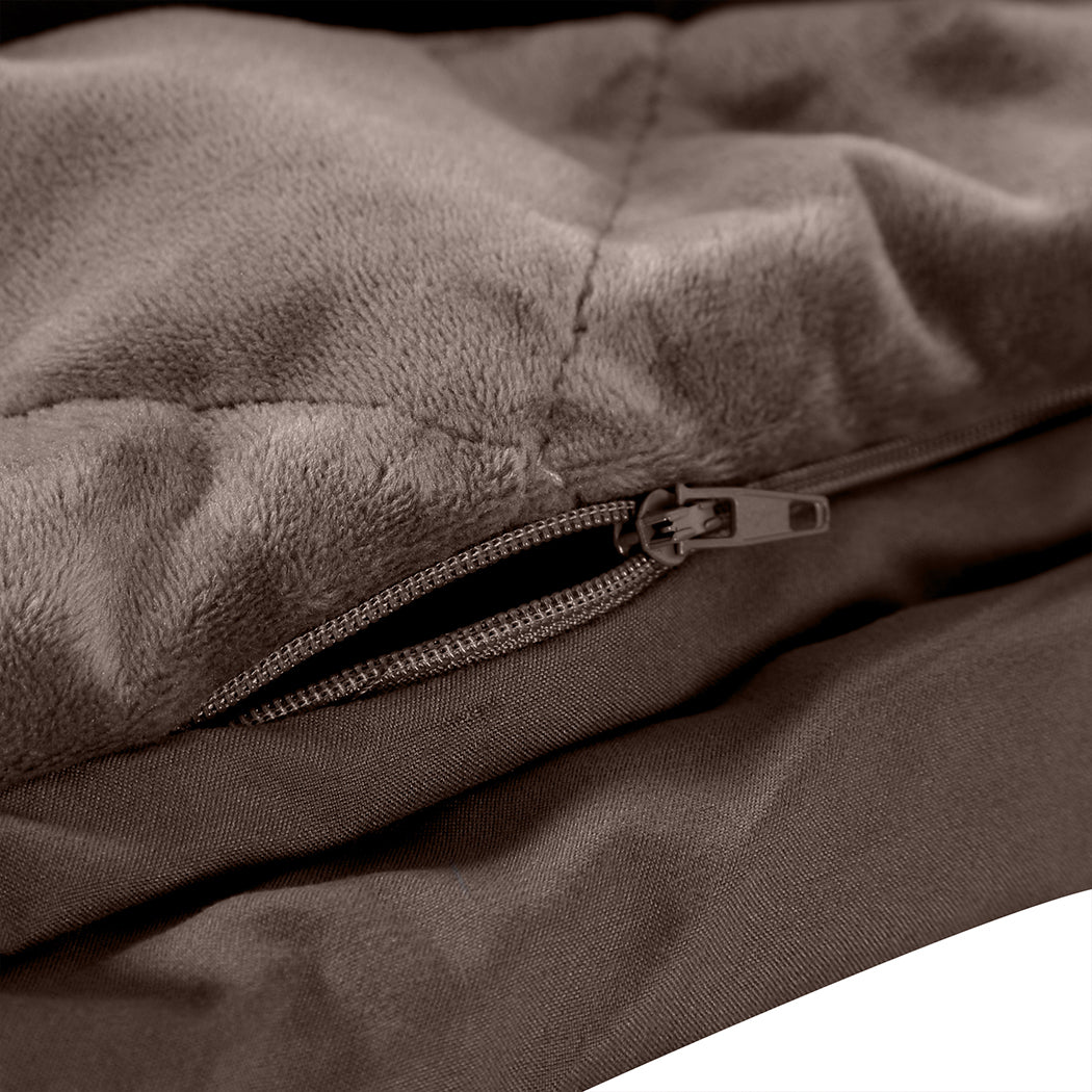 2KG Kids Anti Anxiety Weighted Blanket Gravity Blankets Mink Colour