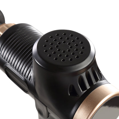 Massage Gun Electric Massager Vibration Muscle Therapy 4 Heads Percussion Black