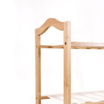Bamboo Shoe Rack Storage Wooden Organizer Shelf Stand 4 Tiers Layers 70cm