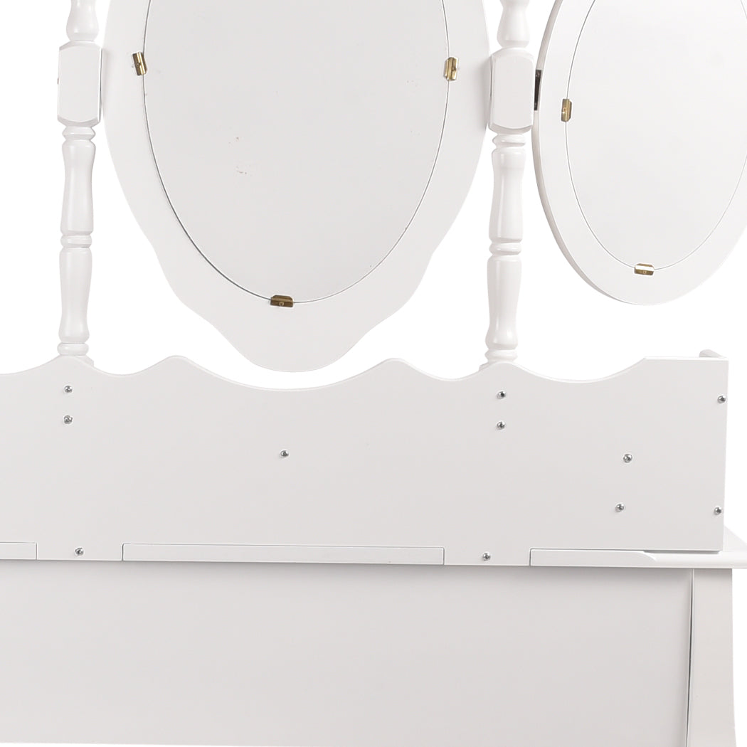 Dressing Table Jewellery Organiser Mirror Makeup Drawer Bedroom Furniture