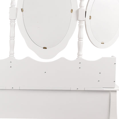 Dressing Table Jewellery Organiser Mirror Makeup Drawer Bedroom Furniture