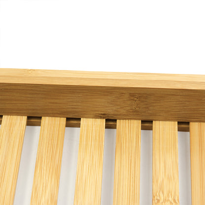 Environmental friendly bamboo Bath Caddy Book Wine Glass Holder Tray