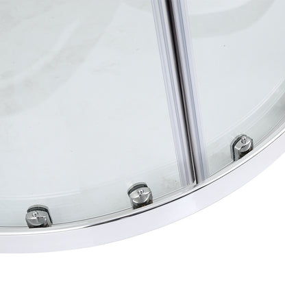 Shower Screen Screens Door Seal Enclosure Glass PanelCurved900x900x1900mm