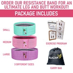 Fabric Resistance Booty Bands